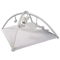 Roba Krabbeldecke / Wickelauflage mit Spielbogen - 75 x 85 cm - Roba Style Sammy - Silbergrau