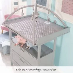 Roba Krabbeldecke / Wickelauflage mit Spielbogen - 75 x 85 cm - Roba Style Sammy - Silbergrau -Wohnen & Schlafen Verkäufe roba krabbeldecke wickelauflage mit spielbogen 75 x 85 cm roba style sammy silbergrau 307075 v230 d3