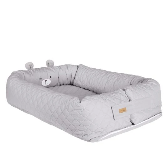 Roba Kuschelnest Baby-Lounge - Roba Style Sammy - Silbergrau 1 Roba Kuschelnest Baby-Lounge - Roba Style Sammy - Silbergrau