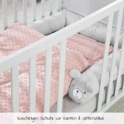 Roba Nestchenschlange für Kinderbetten 170 cm - Roba Style Sammy - Silbergrau -Wohnen & Schlafen Verkäufe roba nestchenschlange fur kinderbetten 170 cm roba style sammy silbergrau 284100 v230 d3