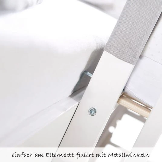Roba Room Bed Weiß inkl. Zubehör 60 x 120 cm - Fox & Bunny 3 Roba Room Bed Weiß inkl. Zubehör 60 x 120 cm - Fox & Bunny – Bild 3