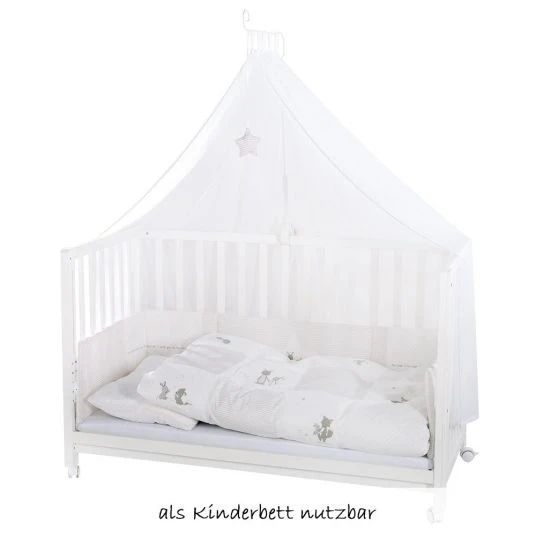 Roba Room Bed Weiß inkl. Zubehör 60 x 120 cm - Fox & Bunny 4 Roba Room Bed Weiß inkl. Zubehör 60 x 120 cm - Fox & Bunny – Bild 4