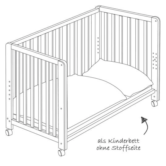 Roba Room Bed Weiß inkl. Zubehör - Little Stars - Grau 6 Roba Room Bed Weiß inkl. Zubehör - Little Stars - Grau – Bild 6