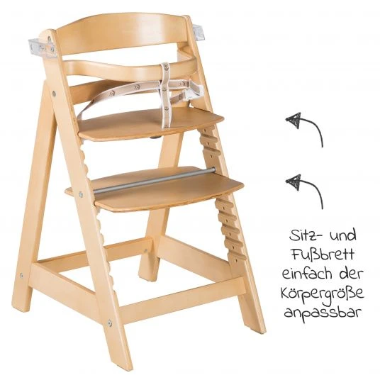 Roba Treppen-Hochstuhl Sit Up Click mit Essbrett - Natur 5 Roba Treppen-Hochstuhl Sit Up Click mit Essbrett - Natur – Bild 5