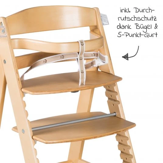 Roba Treppen-Hochstuhl Sit Up Click mit Essbrett - Natur 6 Roba Treppen-Hochstuhl Sit Up Click mit Essbrett - Natur – Bild 6