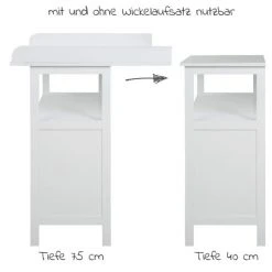 Roba Wickelkommode Hamburg mit Wickelaufsatz & 2 Canvas-Boxen - Weiß -Wohnen & Schlafen Verkäufe roba wickelkommode hamburg mit wickelaufsatz 2 canvas boxen weiss 1711040 we d4