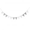 Roba Wimpelkette Little Stars - Grau Weiß