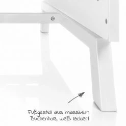 Schardt Baby- und Kinderbett Designline Deluxe Buche teilmassiv 70 x 140 cm - Weiß -Wohnen & Schlafen Verkäufe schardt baby und kinderbett designline deluxe buche teilmassiv 70 x 140 cm weiss 04 796 02 02 d4