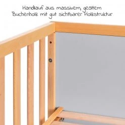 Schardt Baby- und Kinderbett Designline Komfort Buche teilmassiv 70 x 140 cm - Natur Grau -Wohnen & Schlafen Verkäufe schardt baby und kinderbett designline komfort buche teilmassiv 70 x 140 cm natur grau 04 401 60 03 d5