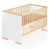Schardt Baby- und Kinderbett Designline Komfort Buche teilmassiv 70 x 140 cm - Natur Weiß