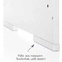 Schardt Baby- und Kinderbett Designline Komfort Buche teilmassiv 70 x 140 cm - Weiß -Wohnen & Schlafen Verkäufe schardt baby und kinderbett designline komfort buche teilmassiv 70 x 140 cm weiss 04 401 02 02 d4