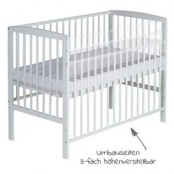 Schardt Beistellbett Micky Plus auch für Boxspring-Betten Weiß 60 x 120 cm - Kollektion 2022 -Wohnen & Schlafen Verkäufe schardt beistellbett micky plus auch fur boxspring betten weiss 60 x 120 cm 03 067 00 02 d3