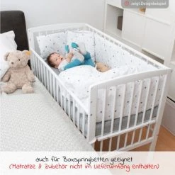 Schardt Beistellbett Micky Plus auch für Boxspring-Betten Weiß 60 x 120 cm - Kollektion 2022 -Wohnen & Schlafen Verkäufe schardt beistellbett micky plus auch fur boxspring betten weiss 60 x 120 cm 03 067 00 02 d4