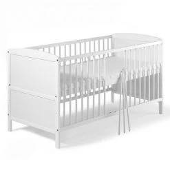 Schardt Kinderbett Conny Kiefer massiv 70 x 140 cm - Weiß