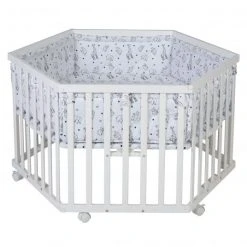 Schardt Laufgitter 6-eckig Weiß inkl. Einlage - Origami - Black - Kollektion 2022