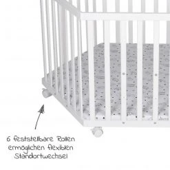 Schardt Laufgitter 6-eckig Weiß inkl. Einlage - Origami - Black - Kollektion 2022 -Wohnen & Schlafen Verkäufe schardt laufgitter 6 eckig weiss inkl einlage origami black 02 046 00 02 082 1 782 d3