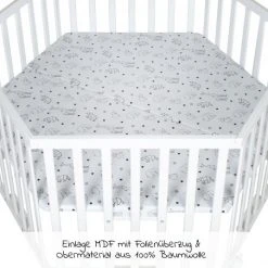 Schardt Laufgitter 6-eckig Weiß inkl. Einlage - Origami - Black - Kollektion 2022 -Wohnen & Schlafen Verkäufe schardt laufgitter 6 eckig weiss inkl einlage origami black 02 046 00 02 082 1 782 d4