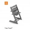 Stokke Mitwachsender Treppenhochstuhl Tripp Trapp® Buchenholz lackiert - Storm Grey / Grau