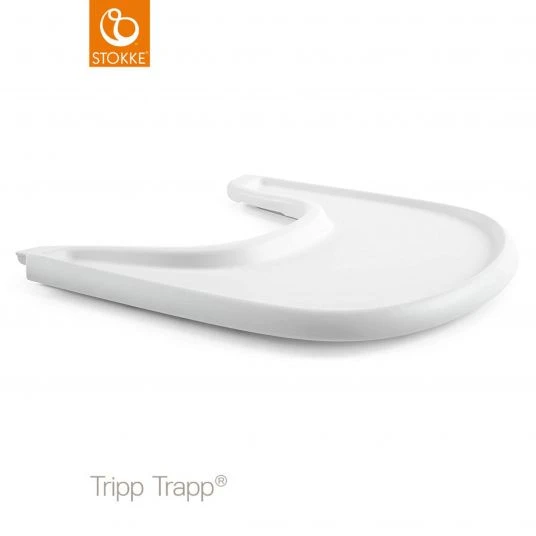 Stokke Tripp Trapp® Tray - Essbrett und Tisch für Hochstuhl - White / Weiss 1 Stokke Tripp Trapp® Tray - Essbrett und Tisch für Hochstuhl - White / Weiss
