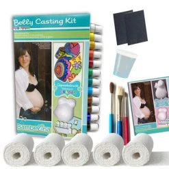 Tausendschön Gipsabdruck-Set Babybauch - Colour