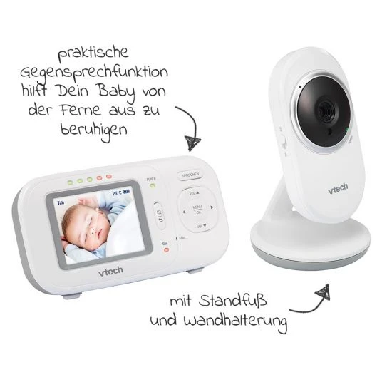 Vtech Video-Babyphone Babymonitor VM320 - 2,4 Zoll 3 Vtech Video-Babyphone Babymonitor VM320 - 2,4 Zoll – Bild 3