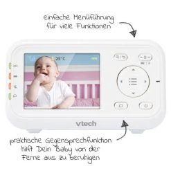 Vtech Video-Babyphone Babymonitor VM3255 - 2,8 Zoll -Wohnen & Schlafen Verkäufe vtech video babyphone babymonitor vm3255 2 8 zoll 80 302196 d3