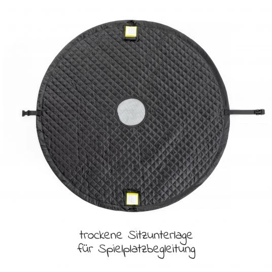 Zamboo Spielplatzdecke 2in1 - Tasche und Unterlage - Grau Weiß 2 Zamboo Spielplatzdecke 2in1 - Tasche und Unterlage - Grau Weiß – Bild 2